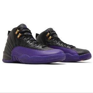 Jordan Retro 12 in Black and Purple